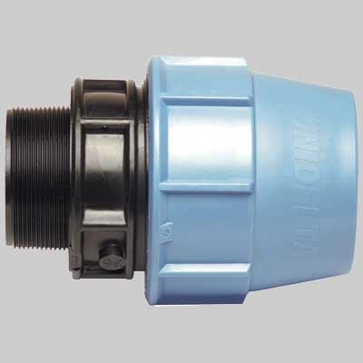 RACCORDO DIRITTO MASCHIO PLASTICA  110 x 3     UNIDELTA