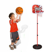 Trade Shop - Canestro Basket Per Bambini Con Tabellone Altezza Regolabile 75 - 155 Cm + Palla -