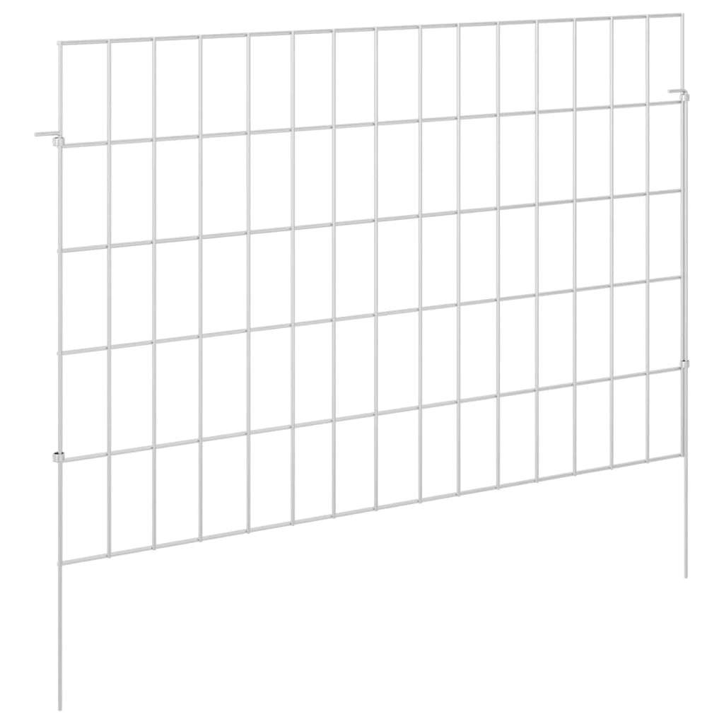 Recinzione da Giardino con Picchetti 12 pcs 75 x 50 cm Mesh 42042970