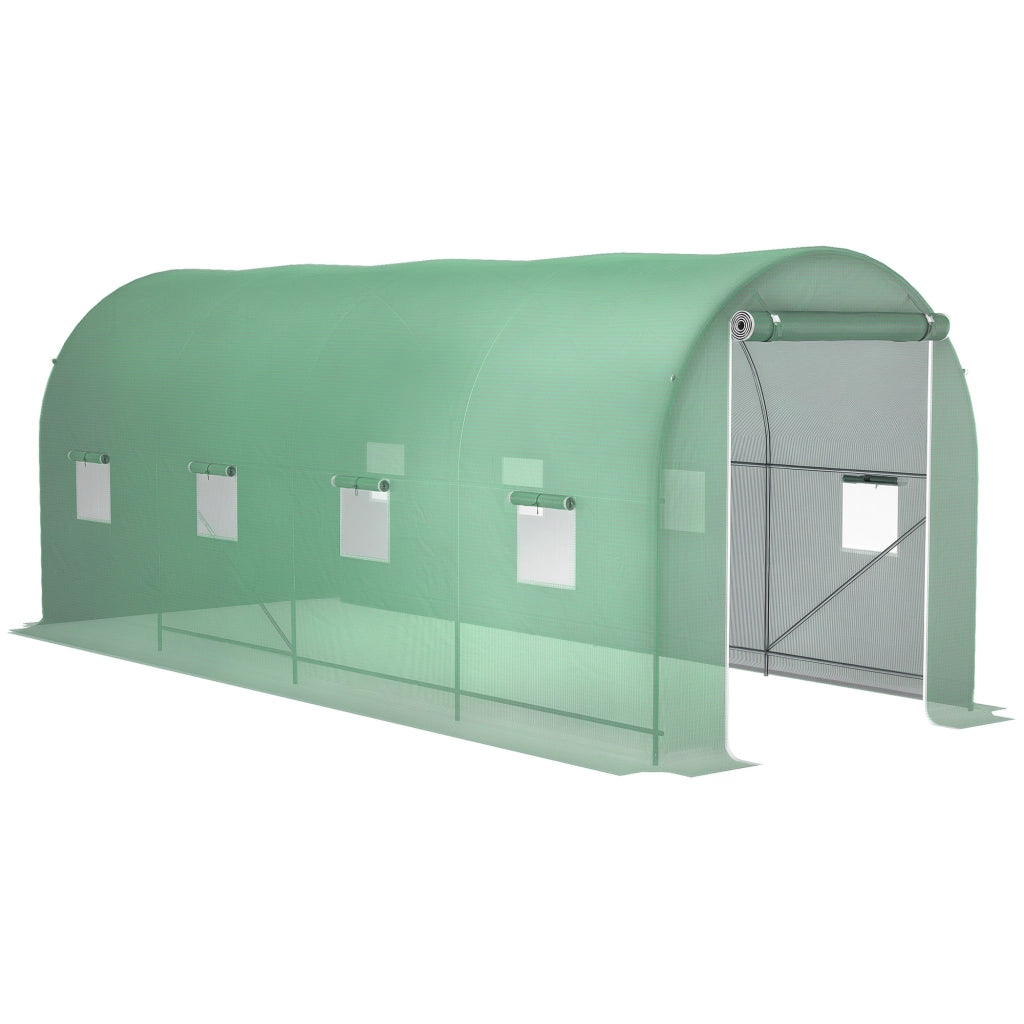 Serra da Giardino Tunnel 10 m2 ¨C Minimal ¨C Verde 5x2x2,05 m
