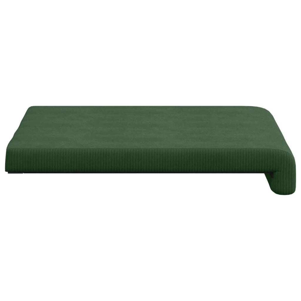 Cuscino per panchina 4 pcs corduroy Verde Scuro 42043140