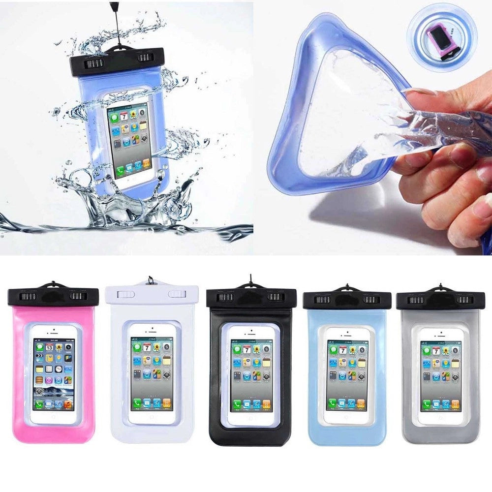Trade Shop - Custodia Cover Impermeabile Subacquea Per Cellulare Smartphone Fotocamera -