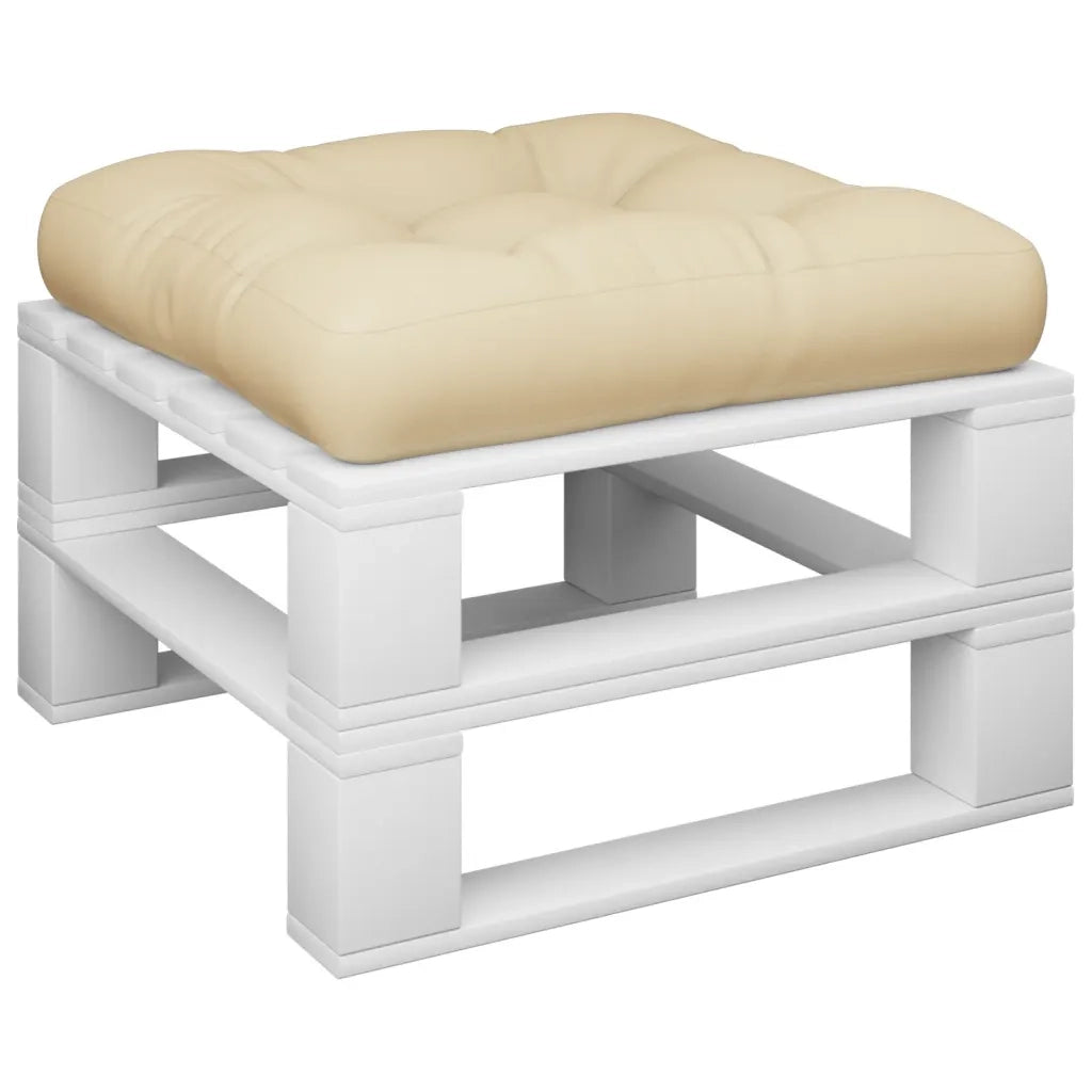 Cuscino per Pallet Beige 58x58x10 cm in Tessuto 360903