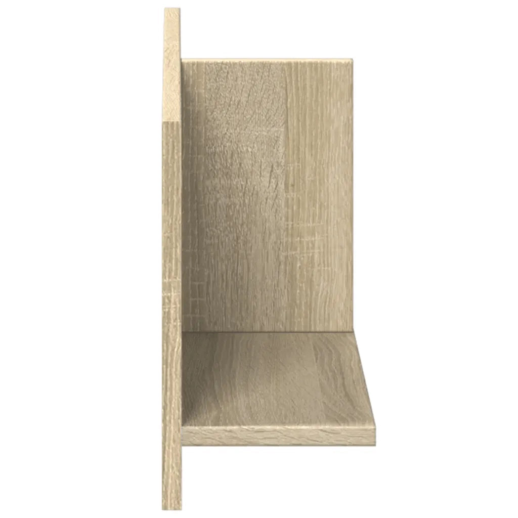 Mobile a Parete 70x16,5x30cm Rovere Sonoma in Legno Multistrato 854852