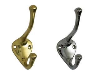 GANCIO MARINA IN OTTONE  cromato satinato