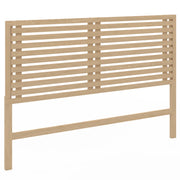 IDMarket - Cabecero de listones de madera clara AVA 160 CM