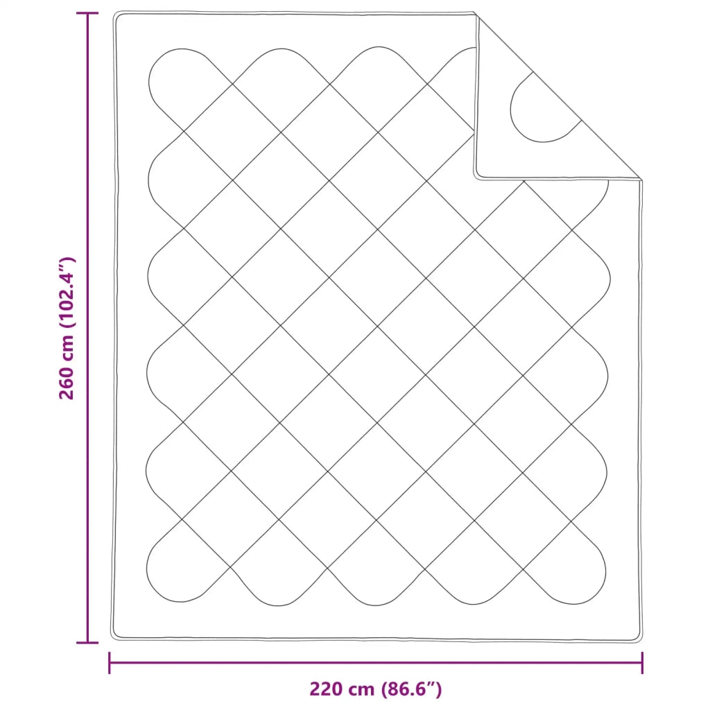 Piumone con cuscino 3 pcs Bianco Microfibra 3377478