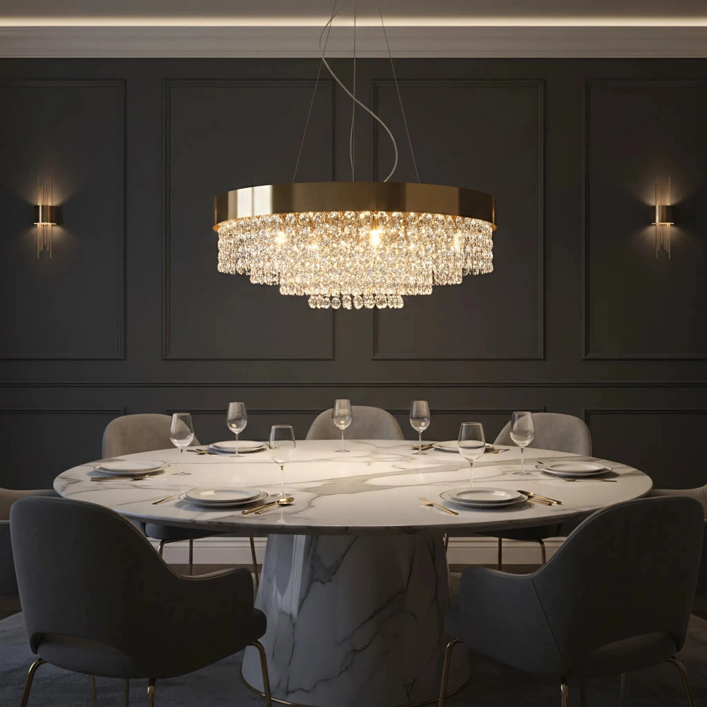 Lampada Da Soffitto APP1787-16CP 60 Cm Gold