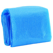 Telo Solare Copripiscina Copertura Rettangolare PE 732 x 366 cm Blu 90679