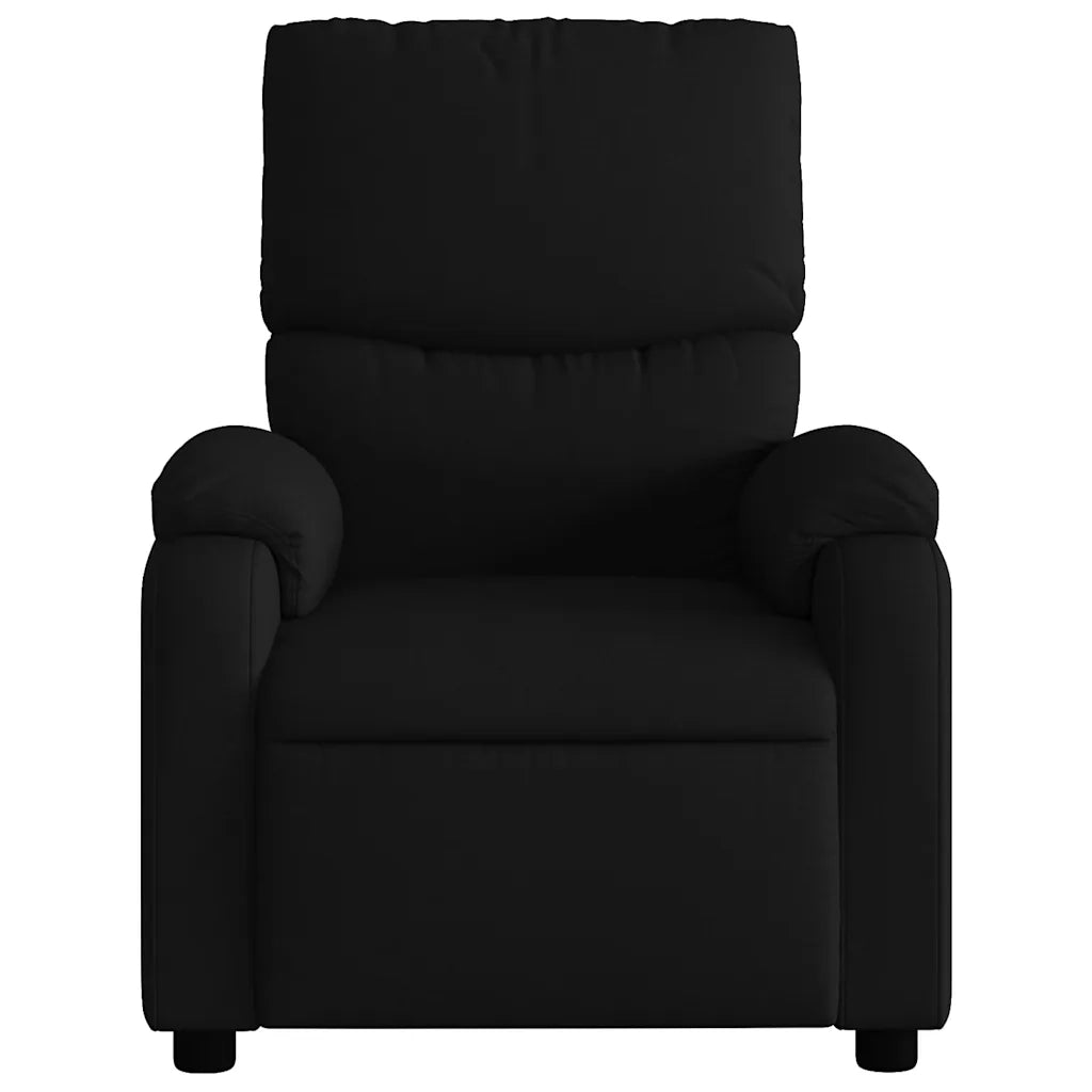 Poltrona reclinabile in tessuto nero 3205682