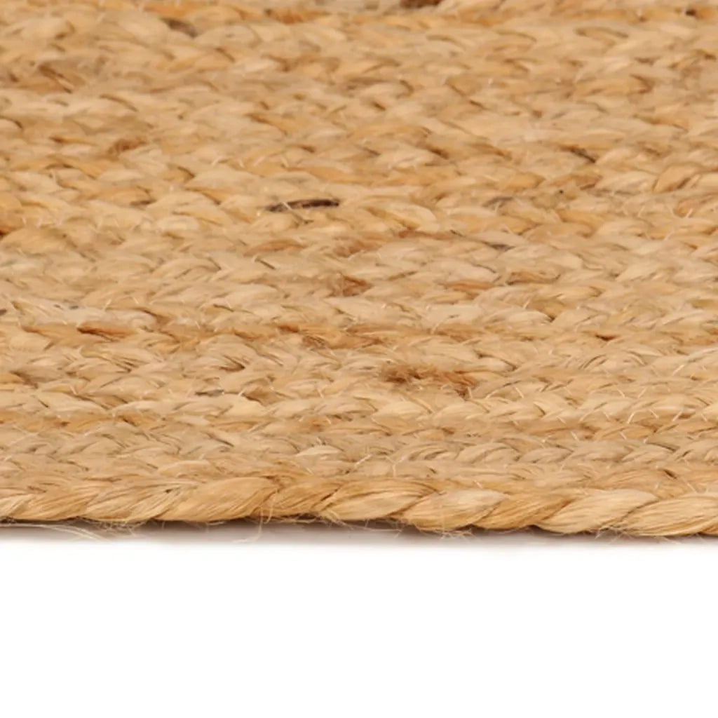 Tappeto in Juta Intrecciata 180 cm Rotondo 343584