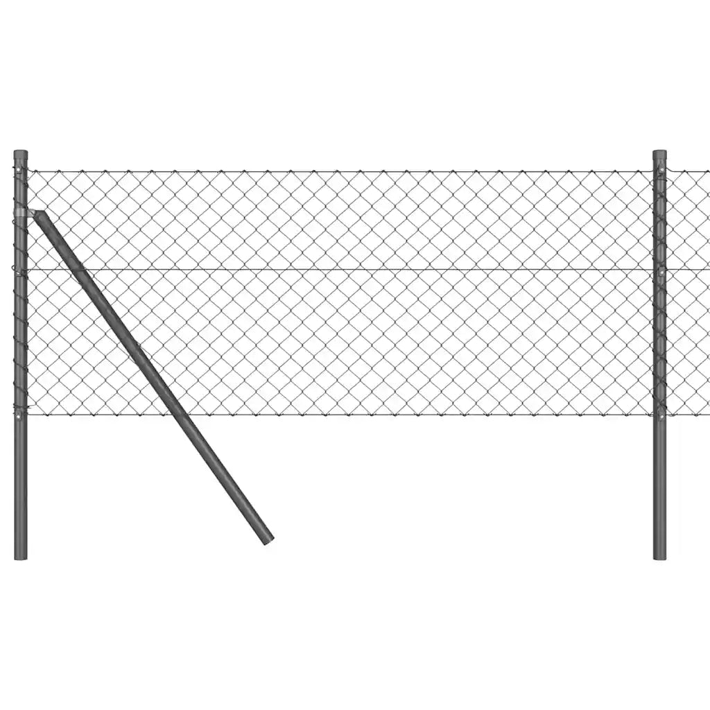 Palo della recinzione | Pannello per recinzione Grigio 10 x 0,6 m (rete 40 x 40 mm)