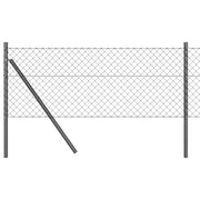 Palo della recinzione | Pannello per recinzione Grigio 10 x 0,6 m (rete 40 x 40 mm)