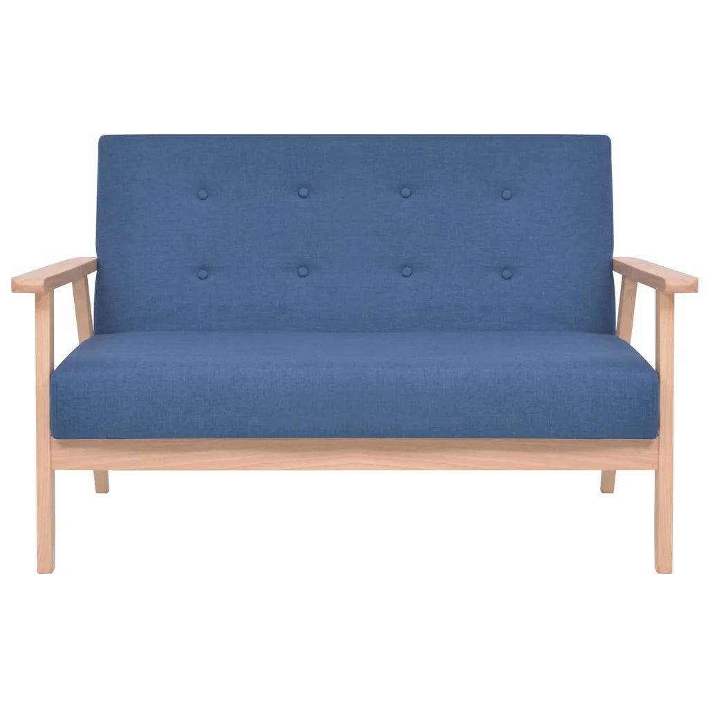 Set di Divani 2 pz in Tessuto Blu 274914