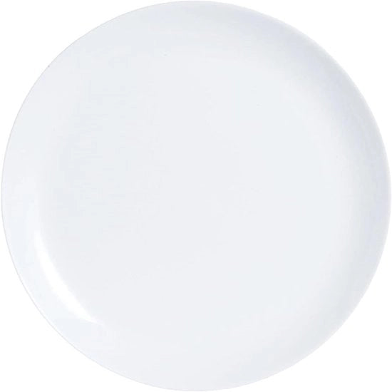 Piatti in vetro opalescente 25 cm - 6 pezzi - Resistenti e ecocompatibili