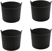 Accessori per Air Fryer, 4 pezzi, silicone, multifunzionale, per uovo, nero