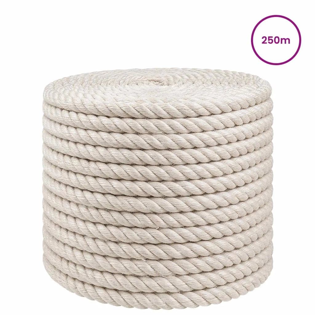 Corda | Fune di Juta 10 Bianco 100% juta Tossa
