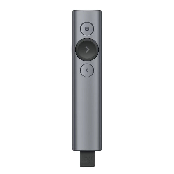 Logitech spotlight puntatore wireless bluetooth/rf grigio - 910-004861
