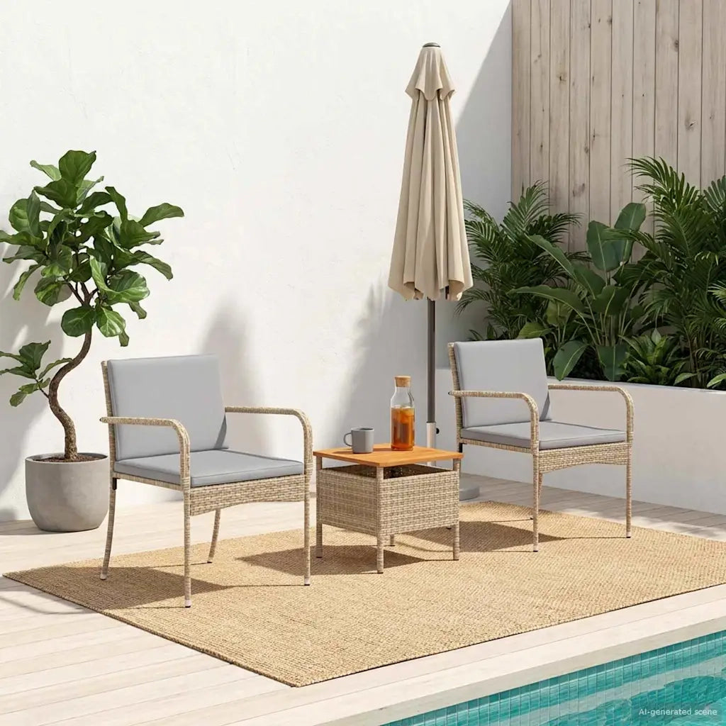 Set da giardino con cuscino acciaio 42025112