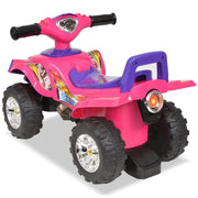 Cavalcabile ATV | Armadietto TV | Mobile Porta TV per Bambini Rosa e Viola con Suoni e Luci