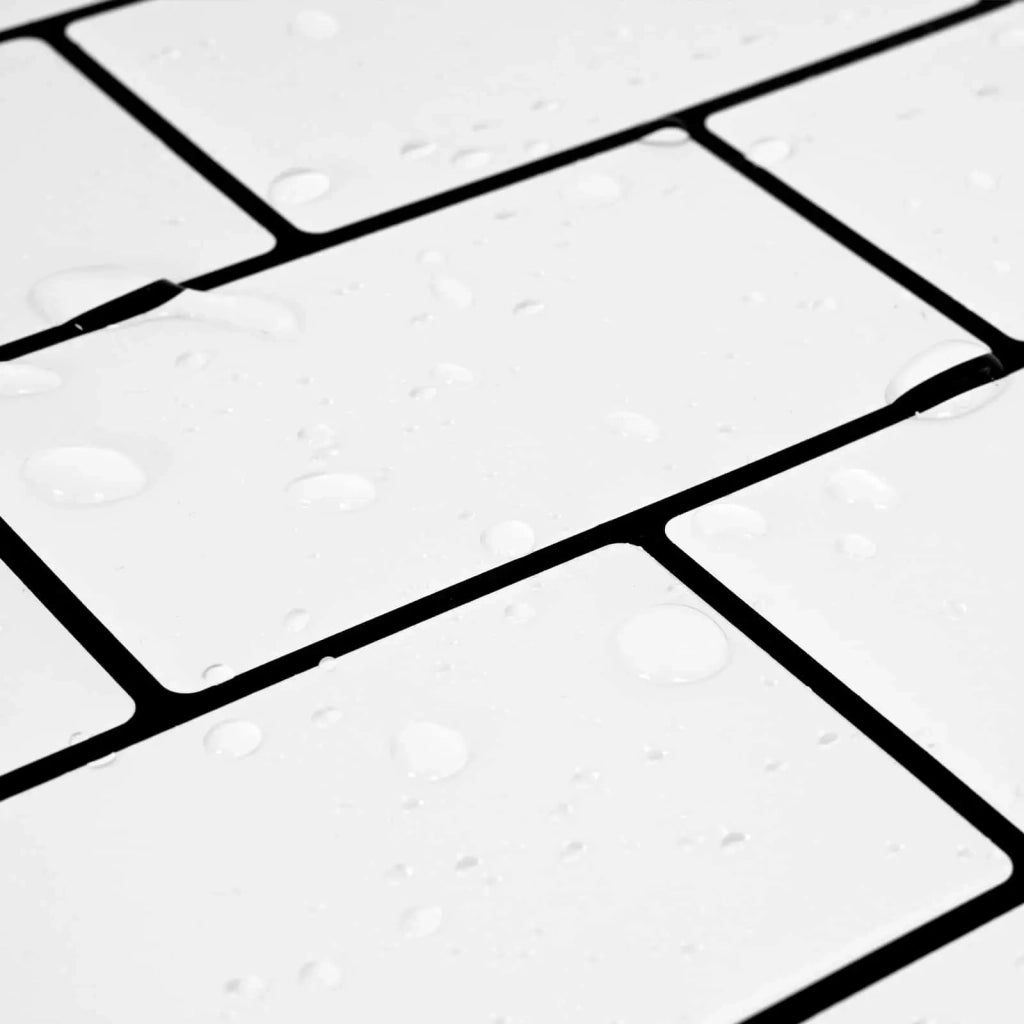 Piastrella subway 20 pcs Bianco e Nero 30 x 30 cm 42046124