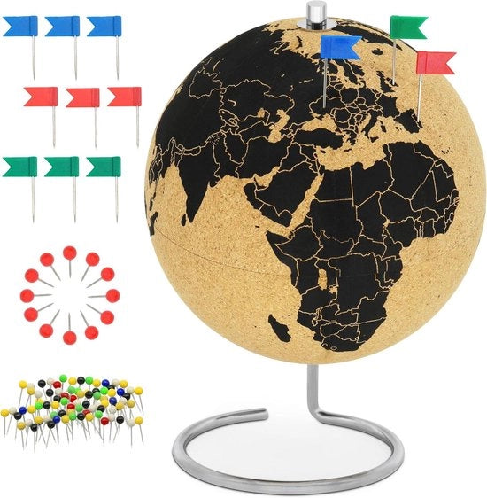 Globus Educativo in Bambù - Regalo Educativo - 25 cm