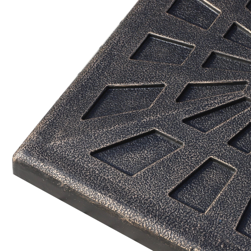 Base per Parasole in Resina ¨C Minimal ¨C Bronzo 47x47x32 cm
