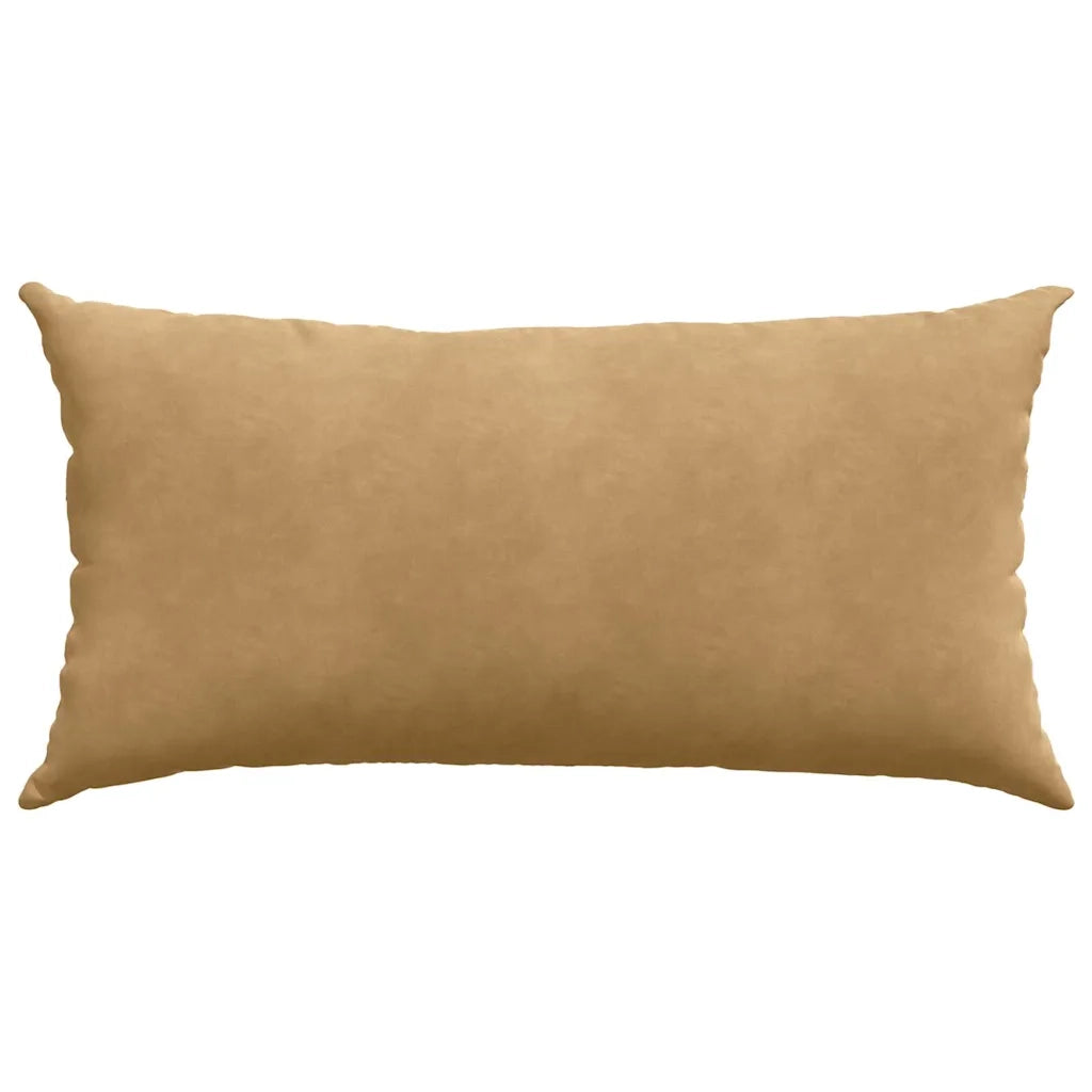 Cuscini da Divano 2 pz-Set di 2 Cuscini per Sofa Marrone 80 x 40 cm Tessuto in Cords