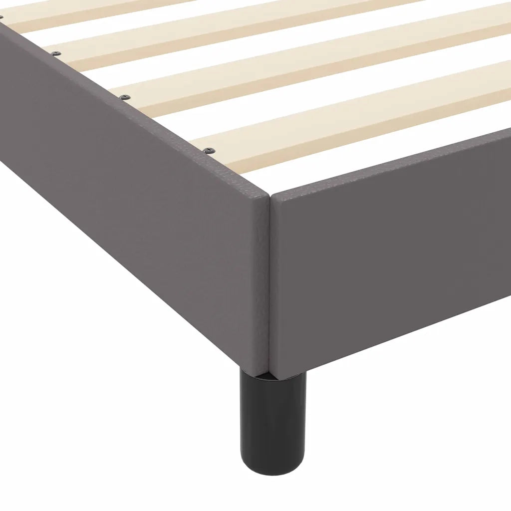 Struttura del letto con materasso Grigio 160 x 200 cm Tessuto 3398641