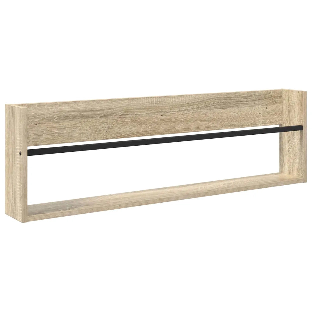 Scaffale per riviste Rovere Sonoma 100 x 12 x 30 cm CFW9295243