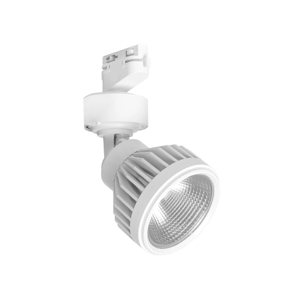 Faretto led a binario bianco bifase 35w luce calda 3000k
