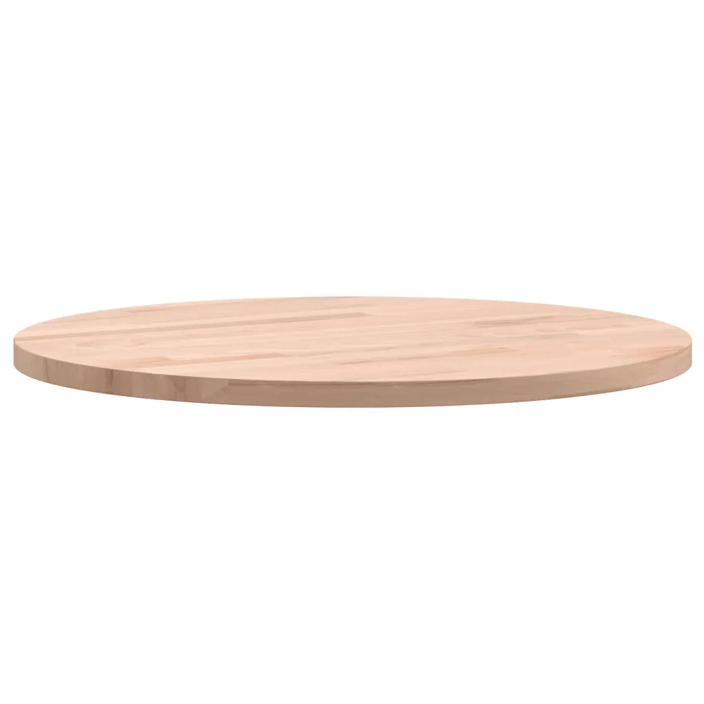 Piano per Tavolo | Superficie Tavolo | Piano Scrivania ?40x1,5 cm Rotondo in Legno Massello di Faggio