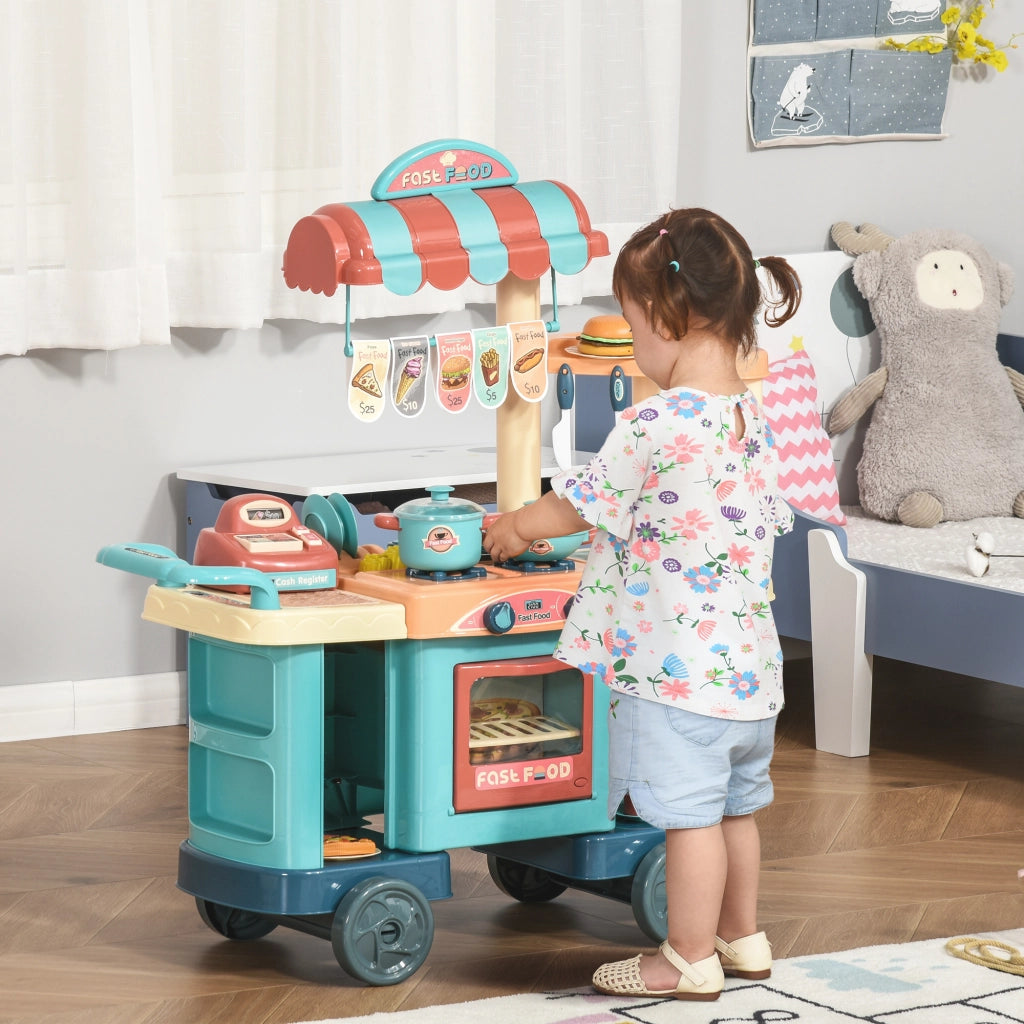 Cucina Giocattolo per Bambini ¨C Minimal ¨C 80x33x91 cm Multicolore