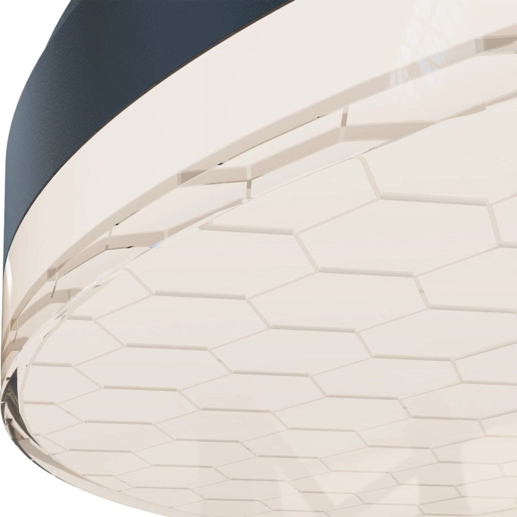 Plafoniera LED rotonda Ø48cm 54W nera Maxlight Sekko