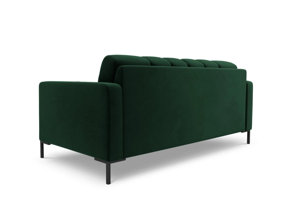 Cosmopolitan Design - Divano "Bali" 2 posti in velluto verde bottiglia 