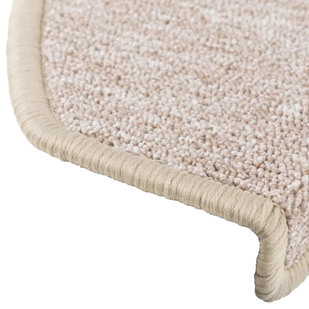 Tappetini per scale 10 pz 65x24x4 cm tortora semicircolari grandi 149763