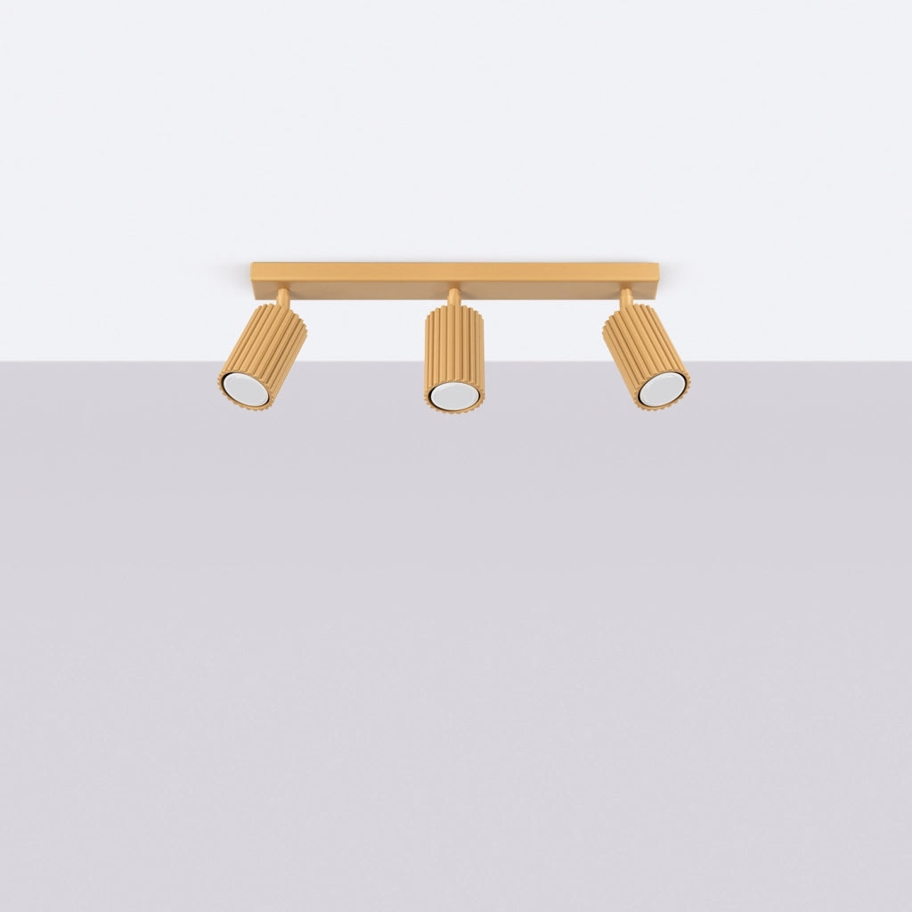 Lampada da soffitto KARBON 3L oro