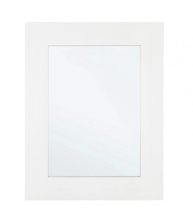 Specchio Rettangolare Legno Bianco Moderno da Parete 72x92 - YOUNG