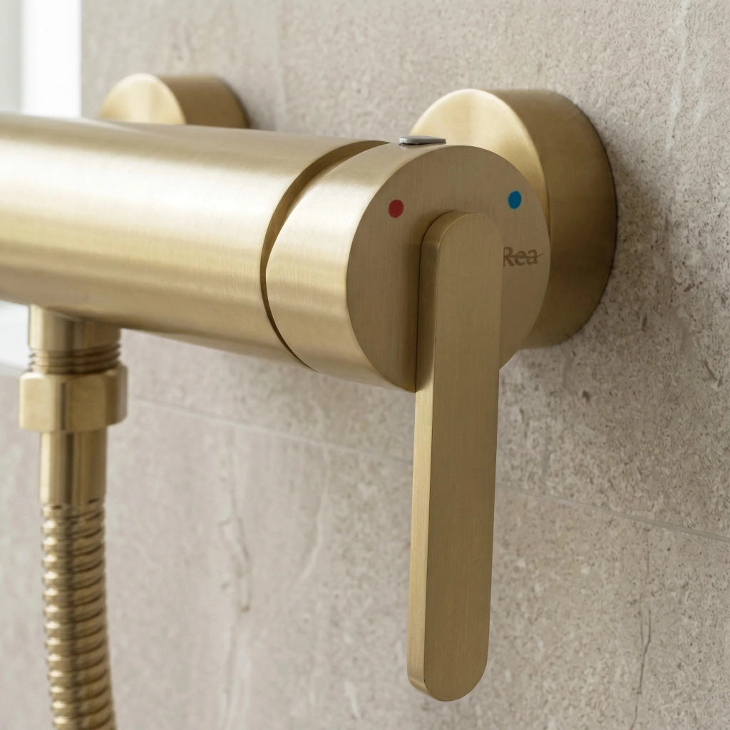 Rubinetto Per Vasca Rea Ontario Side Brush Gold