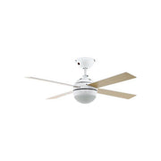 Eglo Ventilatore da Soffitto Bianco con Telecomando 4 Pale Diametro 1066 mm