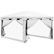 Tenda da giardino ¨C zephmum ¨C bianco e nero 4x3 m
