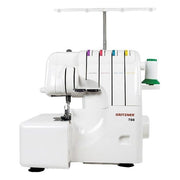 Gritzner 788 Serie Overlock Macchina da Cucire Overlock 2-3-4 Fili Trasporto Differenziale Braccio Libero 1300 punti-min colore Bianco
