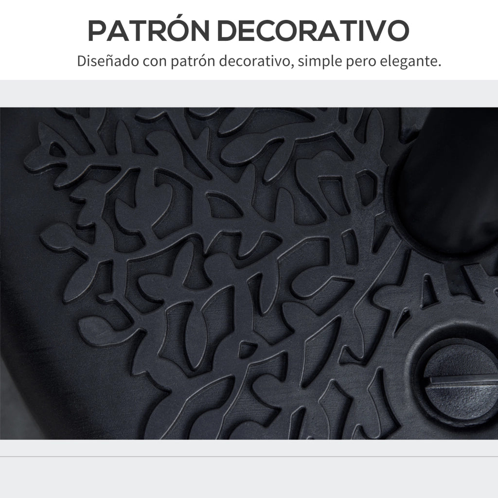 Supporto per Ombrellone Semicircolare ¨C Minimal ¨C Nero