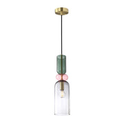 Lampada a sospensione Manso vetro multicolor Italux