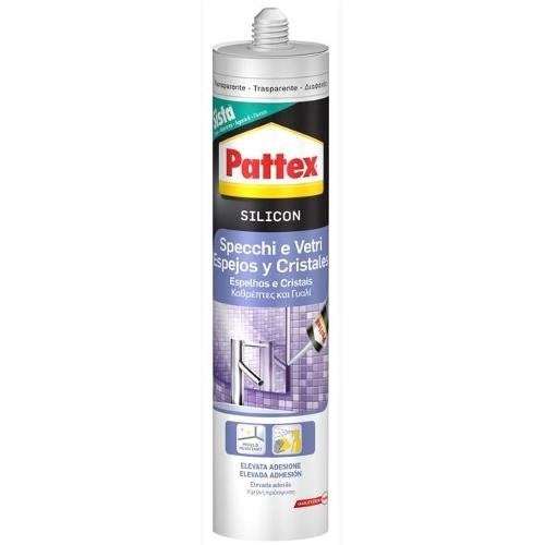 Silicone per specchi e vetri Pattex 290 Ml
