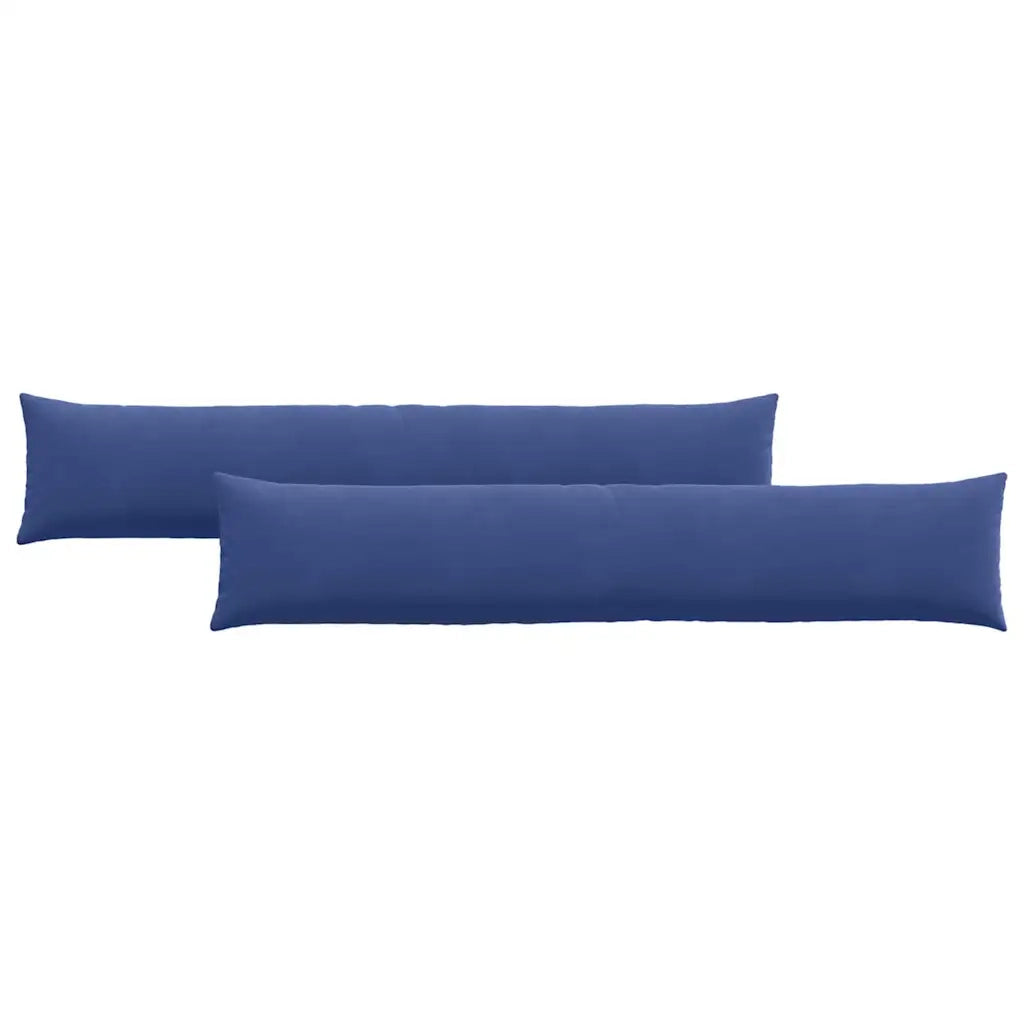 Cuscini da Divano 2 pz-Set di 2 Cuscini per Sofa Blu Polizia 200 x 40 cm