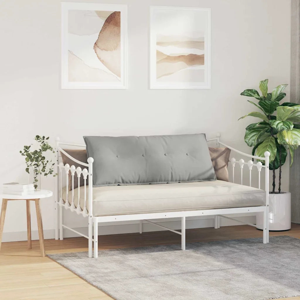 Cuscino per Schiena | Cuscino dorsale Grigio chiaro 120 x 50 cm