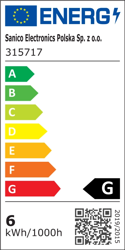 Applique esterna LED rettangolare bianca Chicago Polux IP44