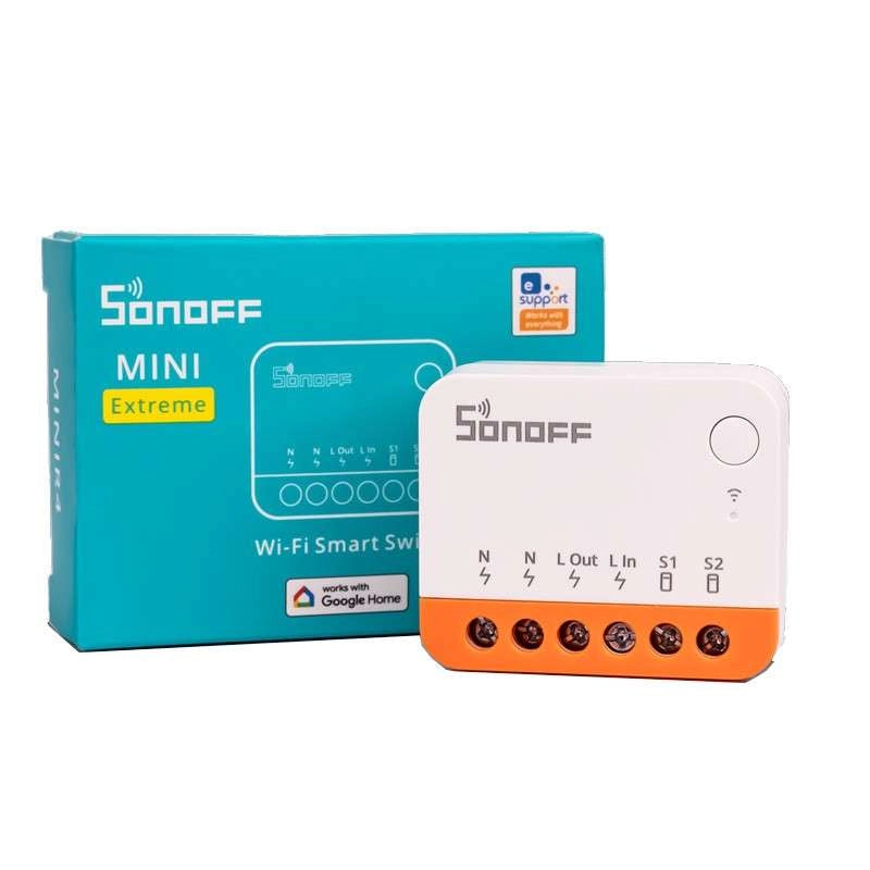 SonOff Mini R4 Extreme Interruttore Intelligente Smart WiFi Funziona con Alexa Google