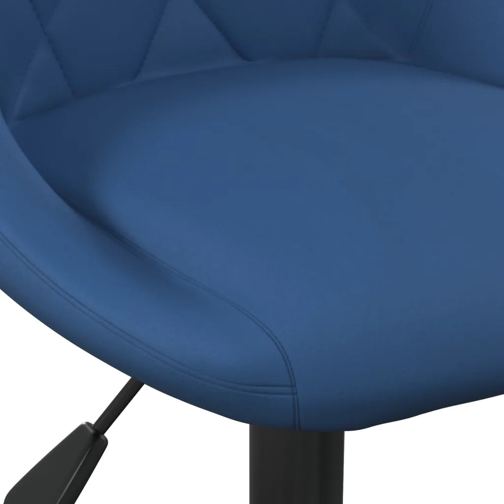 Sedia da Pranzo Blu in Velluto 335364
